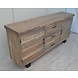 Sideboard Akazie Räuchergrau 200x45x90cm Sideboard Akazie Räuchergrau 200x45x90cm
