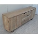 Sideboard Akazie Modern rauchgrau 160x43x77cm Sideboard Akazie Modern rauchgrau 160x43x77cm
