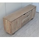 Sideboard Akazie Modern rauchgrau 160x43x77cm Sideboard Akazie Modern rauchgrau 160x43x77cm