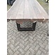 Boomstam tafel acacia smoked grey 10-15cm 200x100cm Boomstam tafel acacia smoked grey 10-15cm 200x100cm