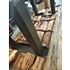 Baumstammtisch Akazie rauchgrau 10-15cm 180x100cm Baumstammtisch Akazie rauchgrau 10-15cm 180x100cm
