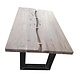Esstisch Tisch Akazie rauchgrau 6cm Duoblatt 200x100cm Esstisch Tisch Akazie rauchgrau 6cm Duoblatt 200x100cm