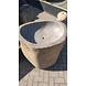 Brunnen Flussstein ausgehöhlt 90 cm Brunnen Flussstein ausgehöhlt 90 cm