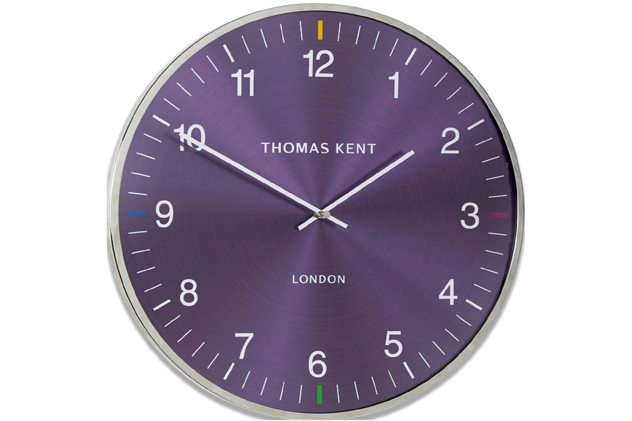 Wall Clock Round Purple Oyster Ø 40cm Eliassen Home & Garden Pleasure