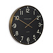 Thomas Kent Wandklok Rond Zwart/Goud Clocksmith L Ø 53cm Thomas Kent Wandklok Rond Zwart/Goud Clocksmith L Ø 53cm