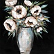 Canvas schilderij Bloemen 80x80cm Canvas schilderij Bloemen 80x80cm