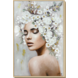 Canvas schilderij Woman in frame 80x120cm Canvas schilderij Woman in frame 80x120cm