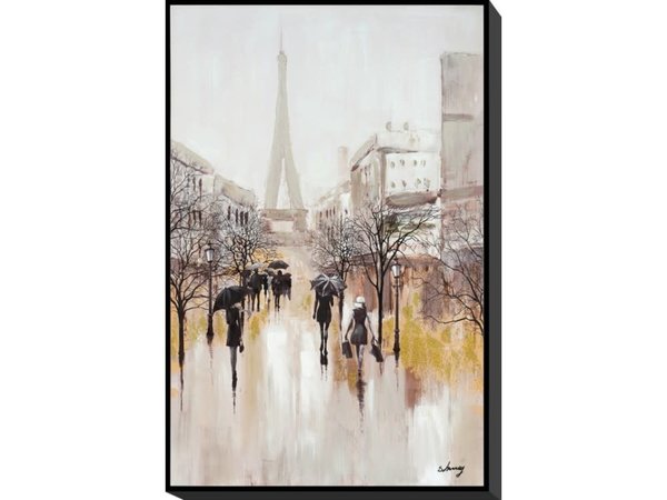 Ventileren Verlichten Koor Canvas schilderij Parijs in frame 120x80cm - Eliassen.nl - Eliassen Home &  Garden Pleasure