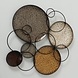 Eliassen Ronde metalen wanddecoratie 3D Fiore Eliassen Ronde metalen wanddecoratie 3D Fiore
