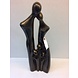Bronzen beeld gezin 5 personen Bronzen beeld gezin 5 personen