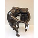 Eliassen Bronze sculpture Dancing frogs Eliassen Bronze sculpture Dancing frogs