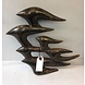 Eliassen Bronzeskulptur Flug von 6 Vögeln Eliassen Bronzeskulptur Flug von 6 Vögeln