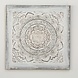 Leinwandbild Rosette 100x100cm Leinwandbild Rosette 100x100cm