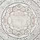 Leinwandbild Rosette 100x100cm Leinwandbild Rosette 100x100cm