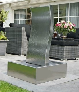 Stainless steel water features