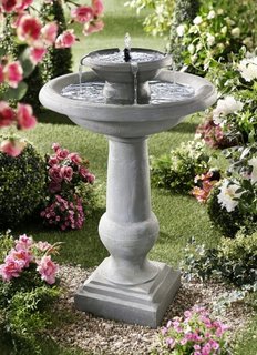 Springbrunnen mit Solarenergie