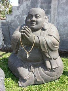 Buddhist monks statues