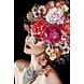 Glasmalerei Charmante Frau 80x120cm Glasmalerei Charmante Frau 80x120cm