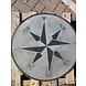 Runde Kompassfliese Granit 60x60cm Runde Kompassfliese Granit 60x60cm