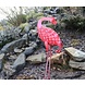 Primus Figuur 3d Flamingo achteruit kijkend Primus Figuur 3d Flamingo achteruit kijkend