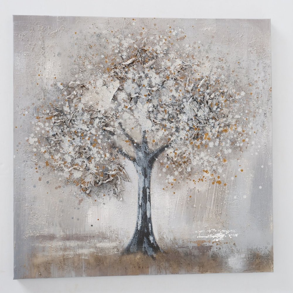 Tree canvas painting deals