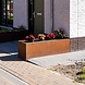 Adezz rechthoek bloembak Connect cortenstaal 80X40X80cm Adezz rechthoek bloembak Connect cortenstaal 80X40X80cm