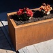 Adezz rechteckiger Blumenkasten Connect Cortenstahl 100X40X40cm Adezz rechteckiger Blumenkasten Connect Cortenstahl 100X40X40cm