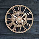 Buitenklok groot rond Newby 30cm bronskleur Buitenklok groot rond Newby 30cm bronskleur