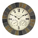 Buitenklok rond 35cm Stonegate steenkleur Buitenklok rond 35cm Stonegate steenkleur
