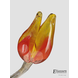 Blumenglas Tulpe gelb / rot Blumenglas Tulpe gelb / rot