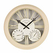 Buitenklok rond Exeter 38cm creme Buitenklok rond Exeter 38cm creme