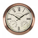 Buitenklok rond Mollington 38cm bronskleur Buitenklok rond Mollington 38cm bronskleur