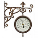 Buitenklok rond York 29cm bruin Buitenklok rond York 29cm bruin