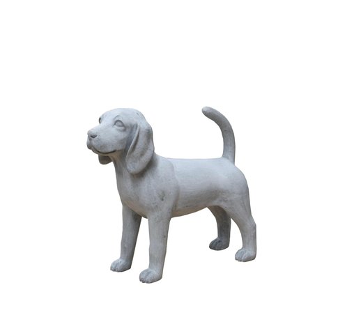 Vergelijken consumptie kopiëren Beeld hond Beagle grijs 48cm - Eliassen Home & Garden Pleasure