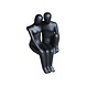 Statue Verliebtes Paar Anthrazit 55cm Statue Verliebtes Paar Anthrazit 55cm