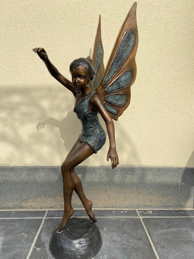 Statue bronze standing elf 150cm Eliassen Home & Garden Pleasure