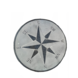 Ronde kompas tegel graniet 60x60cm Ronde kompas tegel graniet 60x60cm