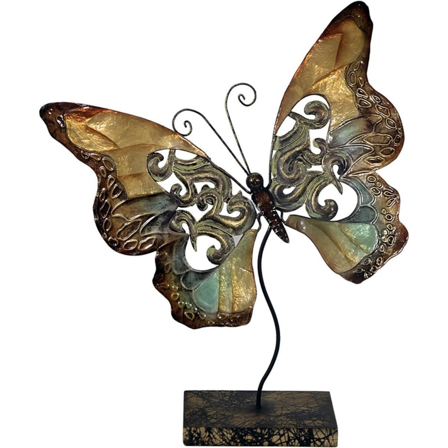 geweld bijlage . Metalen beeld vlinder bruin op standaard | Handgemaakt | Eliassen.nl -  Eliassen Home & Garden Pleasure