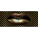 Glasschilderij Gucci lips 80x160cm. Glasschilderij Gucci lips 80x160cm.