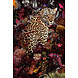 Glasmalerei Blumenpanther 80x120cm. Glasmalerei Blumenpanther 80x120cm.