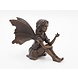 Bronzeskulptur Elfe mit Schmetterling Bronzeskulptur Elfe mit Schmetterling