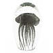 Glasobject Kwal grijs 12cm Glasobject Kwal grijs 12cm