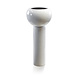 Bolpot Codi 59cm op zuil 100cm Wit Bolpot Codi 59cm op zuil 100cm Wit