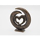 Herzskulptur 2 Bronze 10cm Herzskulptur 2 Bronze 10cm