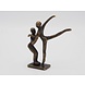 Bronzen beeldje dansend paar mini Bronzen beeldje dansend paar mini