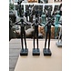 Statue 3 Personen Anthrazit 50cm Hear See Silence Statue 3 Personen Anthrazit 50cm Hear See Silence
