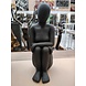 Beeld Denkende vrouw antraciet 42cm Beeld Denkende vrouw antraciet 42cm