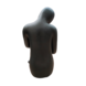 Statue eines sitzenden Mannes mit Kopf auf Knie Anthrazit 38cm Statue eines sitzenden Mannes mit Kopf auf Knie Anthrazit 38cm