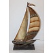 Boot Metall mit Perlmutt 43cm Boot Metall mit Perlmutt 43cm