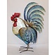 Hahn metallblau mit Perlmutt 49cm groß Hahn metallblau mit Perlmutt 49cm groß